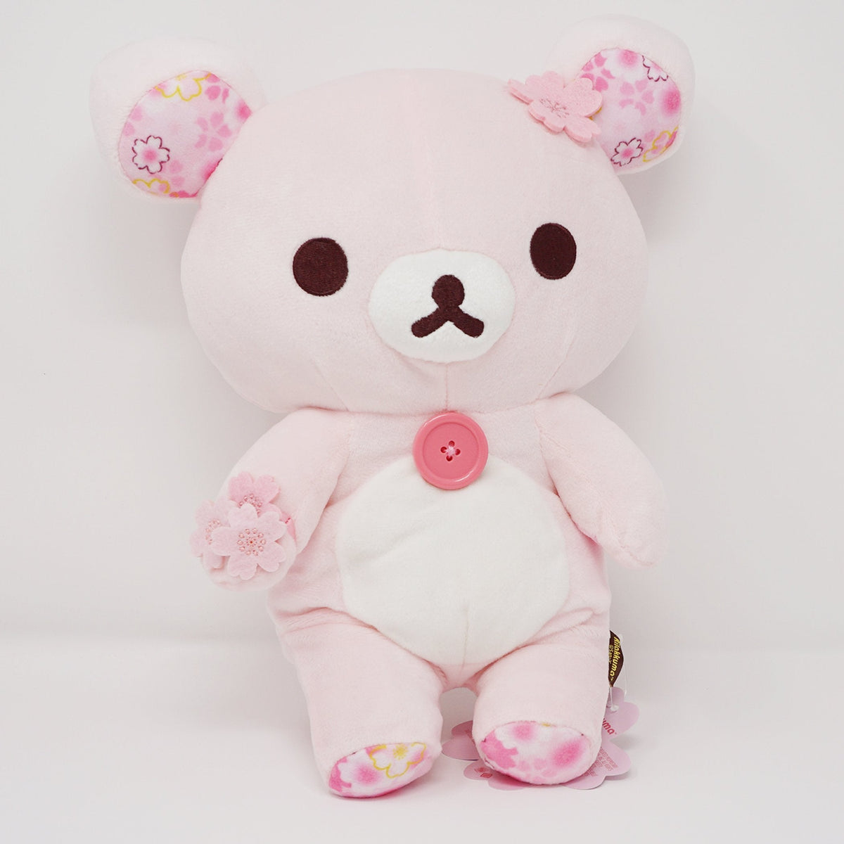 Korilakkuma Medium Pink Cherry Blossom Sakura Plush Rilakkuma San Mary Bear 