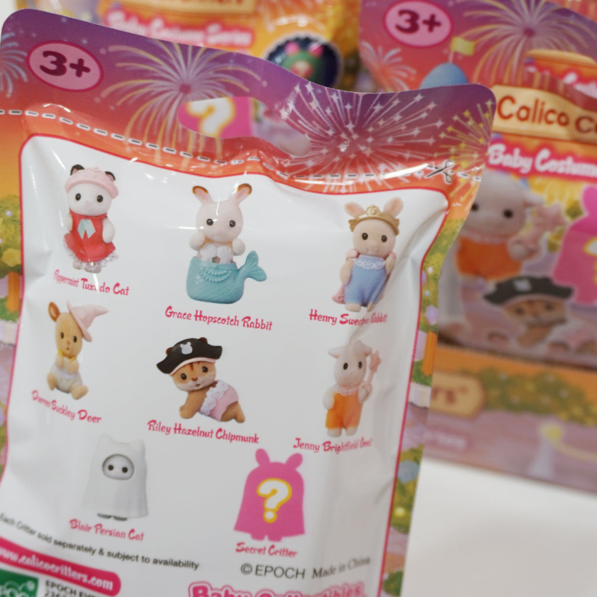 Calico Critters Costume Series Blind Bags Full Case Complete Set