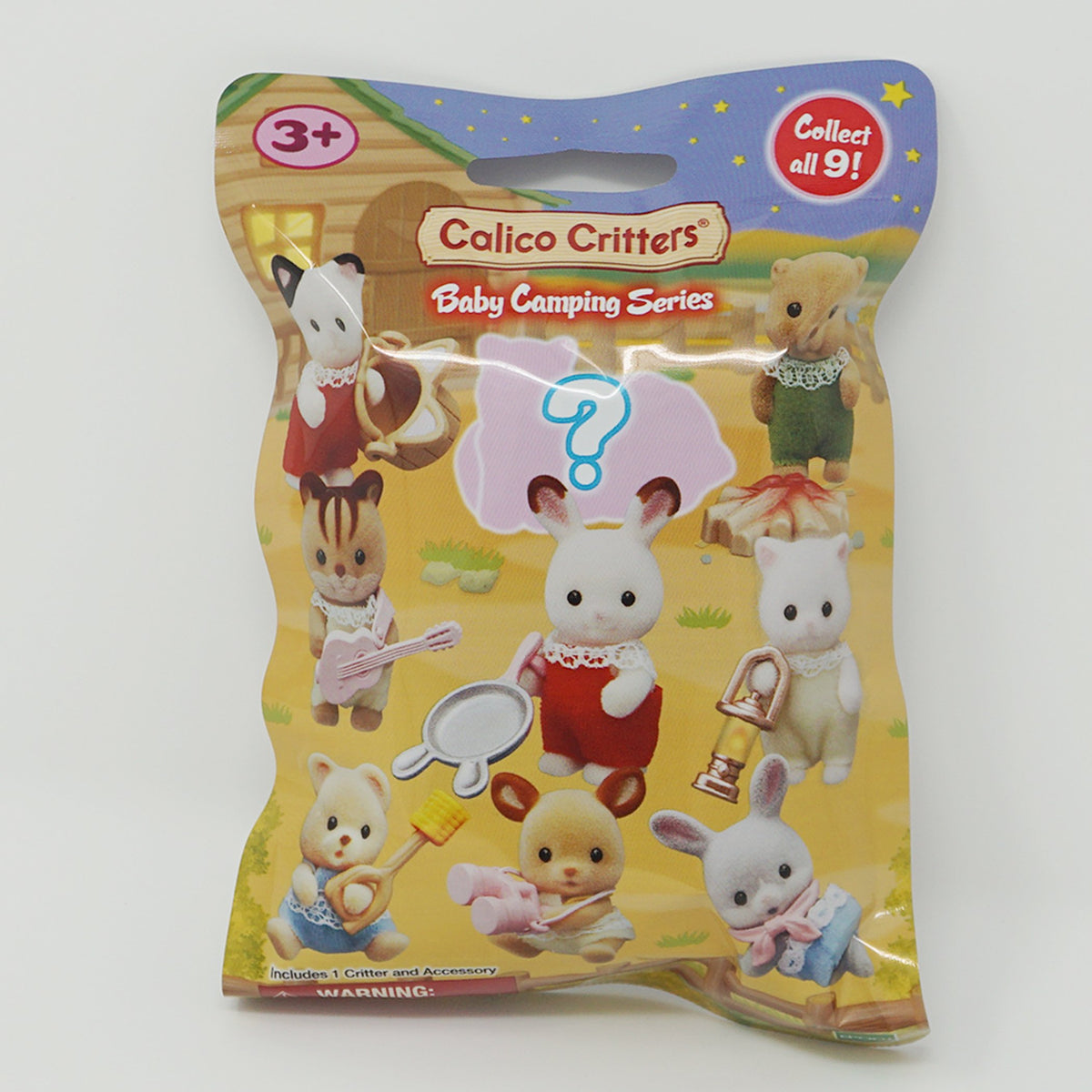 Lot Of 2 Calico Critters Baby Camping Series Blind Bag New Bunny In Rocker