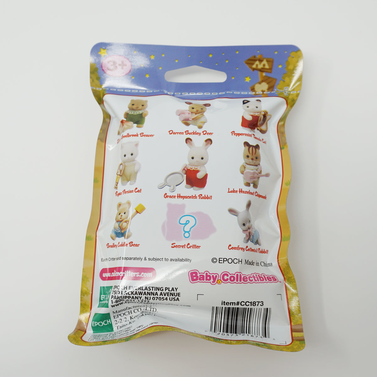 Calico Critters Blind Bag- Baby Camping Series - Franklin's Toys