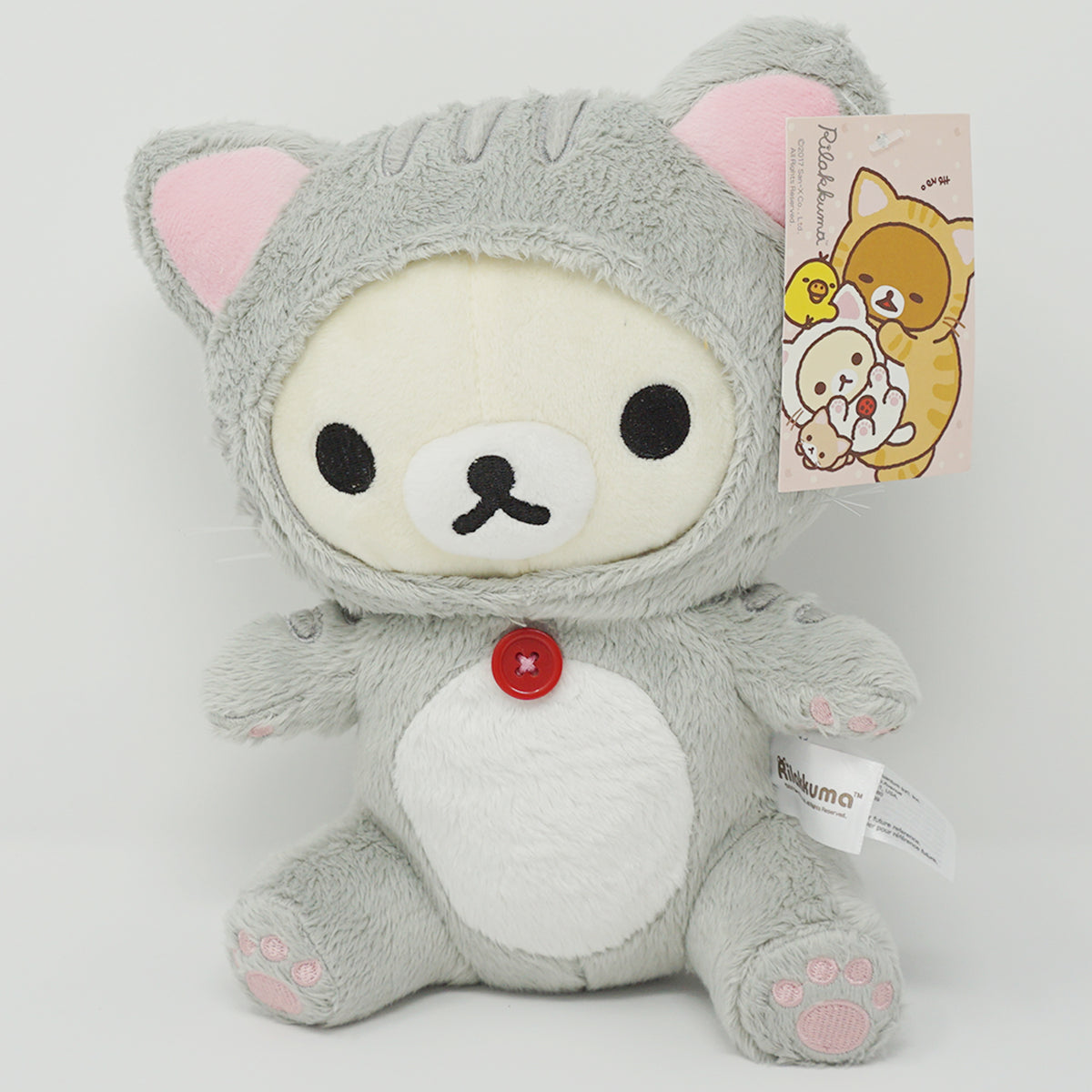 Korilakkuma gray cat plush large high quality Rilakkuma 2017 cute cats limited