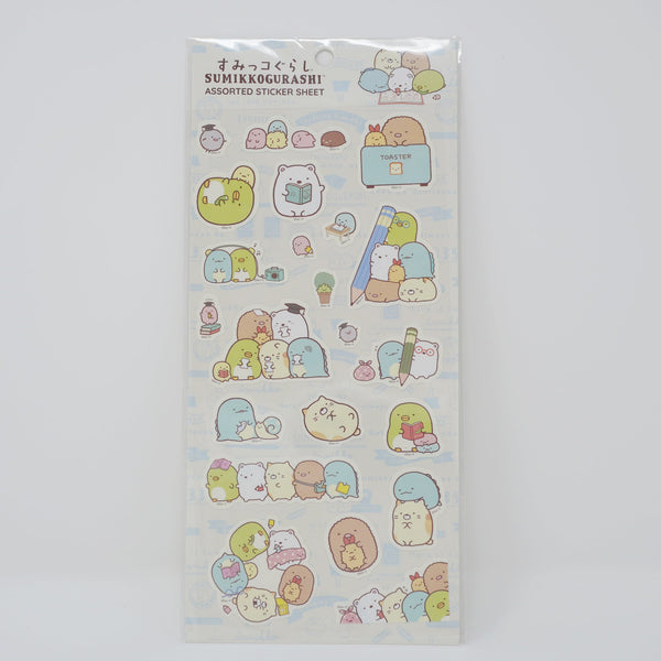 Sumikkogurashi School Days Assorted Sticker Sheet