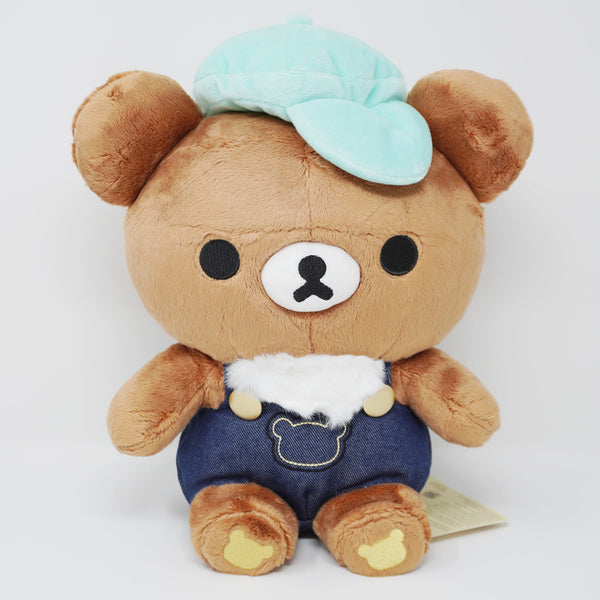 (Secondhand) Chairoikoguma in Overalls Medium Plush - Always with Rilakkuma - San-X