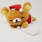 (No Tags) 2006 Big Rilakkuma Sleeping Santa Prize Plush - Christmas - San-X