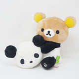 (No Tags) 2015 Panda Costume Rilakkuma Plush - Relax with Panda Goron Lazy Theme Store Limited - San-X