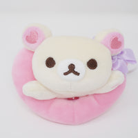 2018 Korilakkuma with Heart Plush Keychain - Rilakkuma Valentines Kiddy Land Limited - San-X