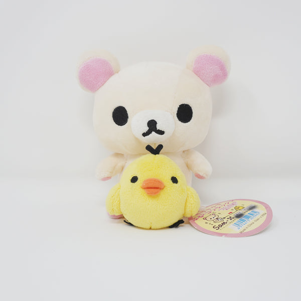 2004 Korilakkuma with Moving Kiiroitori Plush - Rilakkuma - San-X