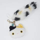 (No Tags) Kyutsushita Nyanko Calico Charm Keychain - San-X