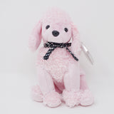 2001 Brigitte Poodle the Pink Dog Plush - TY Beanie Babies
