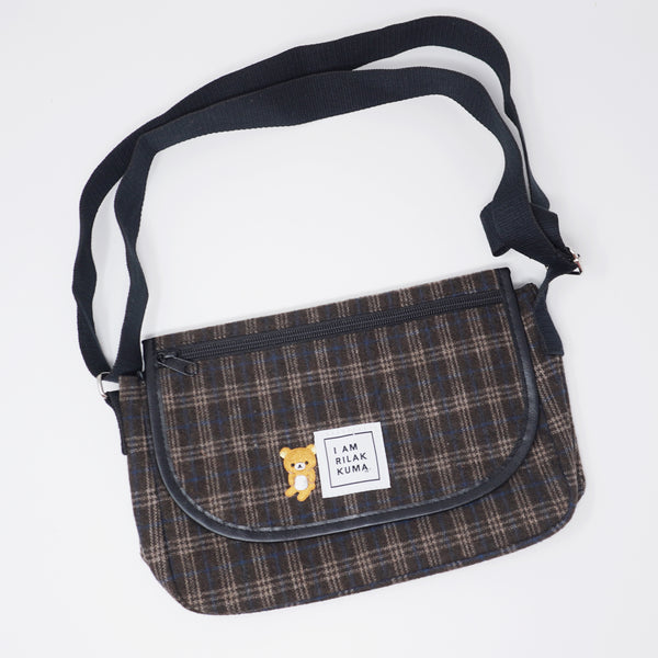 (No Tags) 2020 Rilakkuma Plaid Bag - San-X