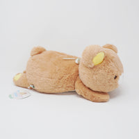 2021 Rilakkuma Lying Fuzzy Plush with Tulip - Chairoikoguma's Friend Theme - San-X