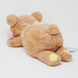 2021 Rilakkuma Lying Fuzzy Plush with Tulip - Chairoikoguma's Friend Theme - San-X