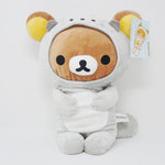 Medium Rilakkuma Grey Sea Otter Plush - Licensed San-X