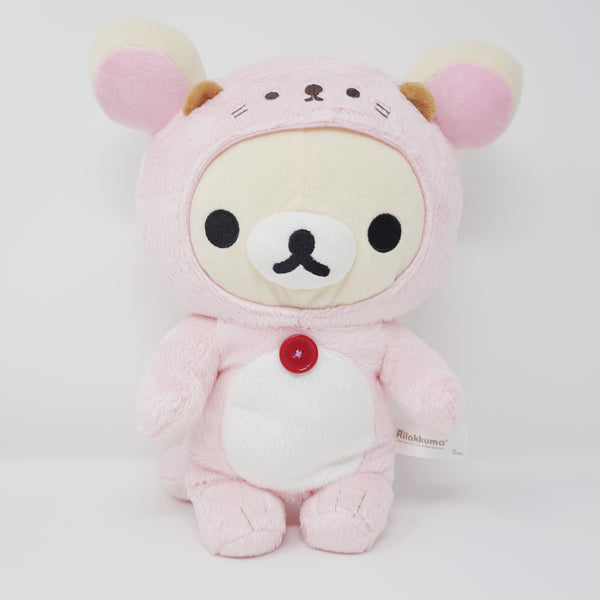 (No Tags) Korilakkuma Pink Otter Plush - Rilakkuma Sea Otter Theme - San-X