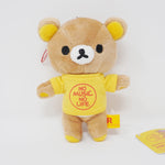 2010 Rilakkuma No Music No Life Shirt Plush Keychain - Rilakkuma x TOWER RECORDS - San-X