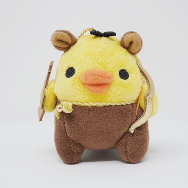 (No Tags) 2015 Sagittarius Kiiroitori Plush Keychain - Rilakkuma Horoscope - San-X