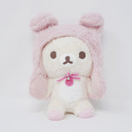 (No Tags) 2020 Pink Bunny Korilakkuma Plush with Moving Ears - Korilakkuma and Bunny Tea Time Theme Rilakkuma - San-X