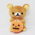 (No Tags) 2006 Rilakkuma with Pumpkin Prize Plush - Halloween San-X