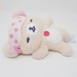 2023 Sleepy Korilakkuma Fuzzy Plush with Strawberry Cushion - Slumbering with You Rilakkuma - San-X