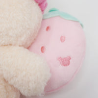 2023 Sleepy Korilakkuma Fuzzy Plush with Strawberry Cushion - Slumbering with You Rilakkuma - San-X