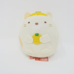 2022 Neko Yellow Tomato Chibi Mascot Prize Plush Keychain - Sumikkogurashi - San-X