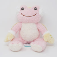 2022 Pink Fluffy Pickles Plush - Pickles the Frog Winter - Nakajima