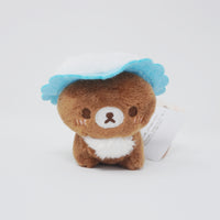 2023 Chairoikoguma with Shower Cap & Bubbles Tenori Plush - Neko Neko Onsen Rilakkuma Cat - San-X