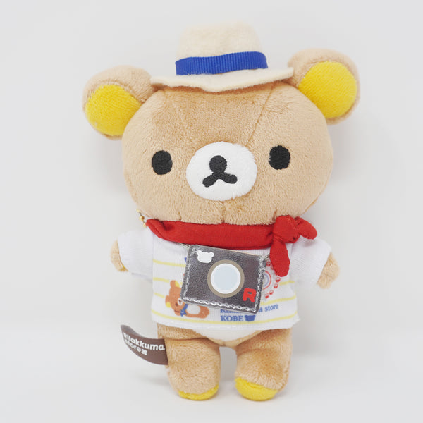 2015 Rilakkuma Tourist Plush Keychain - Kobe Rilakkuma Store Limited - San-X