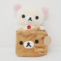 2012 Korilakkuma in Plush Rilakkuma Bag - Fukuoka Parco 2nd Anniversary Store Limited - San-X