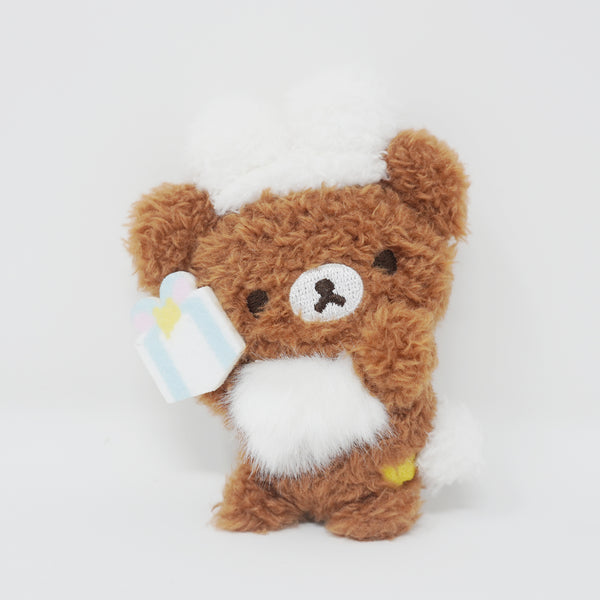 2023 Fuzzy Chairoikoguma Plush Badge - Nikoniko Happy for You Rilakkuma - San-X