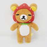 (No Tags) Small Rilakkuma Strawberry Prize Plush - San-X