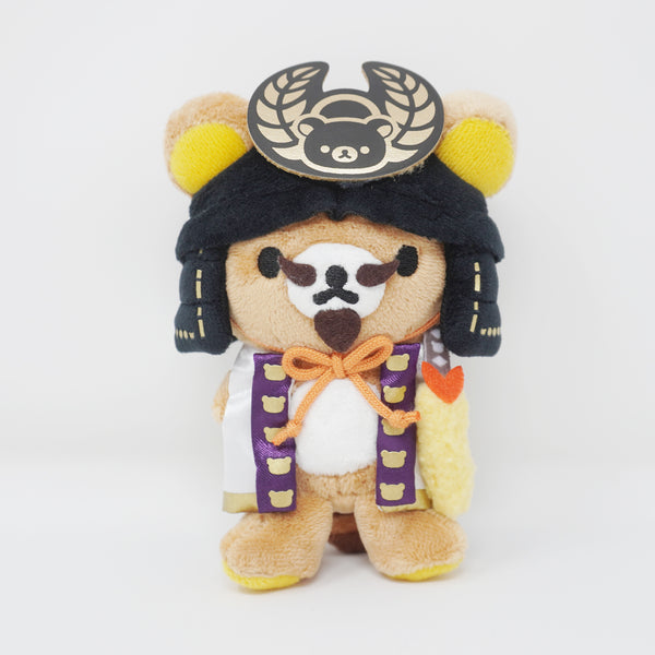 2023 Rilakkuma Tokugawa Ieyasu Tanuki Samurai Plush Keychain - Rilakkuma Store Tokyo Limited - San-X