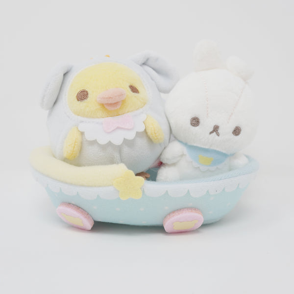 2021 Kiiroitori & Baby Bunny Rabbit Plush Toy Set - Usa Usa Baby Viva! Relax Rilakkuji Prize Rilakkuma - San-X