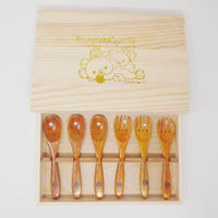 2020 Wooden Cutlery Prize Set - Rilakkuma Fruits Theme - San-X