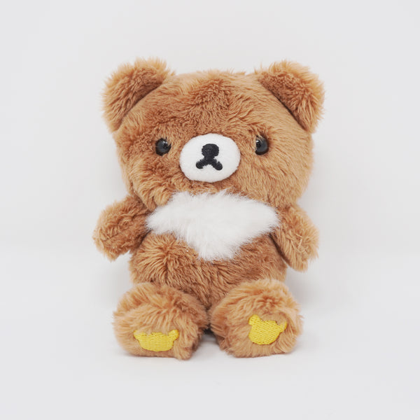 (No Tags, No Keychain) 2019 Chairoikoguma Plush Keychain - Always with Rilakkuma - San-X