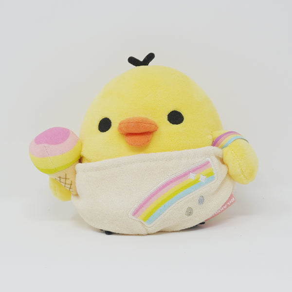 (Loose Pants, No Tags) 2010 Kiiroitori Plush - Rainbow Rilakkuma Store Kiddyland Limited - San-X