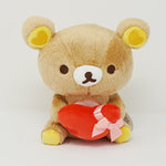 2018 Fuzzy Rilakkuma with Red Heart  - Rilakkuma Soft Heart Theme