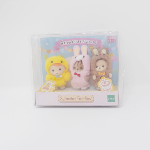 2019 Baby Trio Set - Fan Club Limited Sylvanian Families Japan Calico Critters