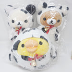 2008 Rilakkuma, Korilakkuma, & Kiiroitori Cow Plush Set - San-X