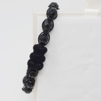 Twinkling Black Abundance - Mary Bear Lucky Bracelet