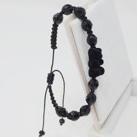 Twinkling Black Abundance - Mary Bear Lucky Bracelet