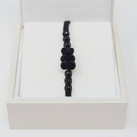 Twinkling Black Trio - Mary Bear Lucky Bracelet