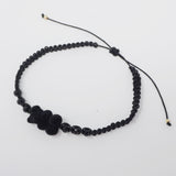 Twinkling Black Trio - Mary Bear Lucky Bracelet