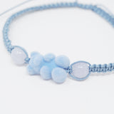 Relaxing Blue Double Stone Trio - Mary Bear Lucky Bracelet