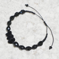 Twinkling Black Abundance - Mary Bear Lucky Bracelet