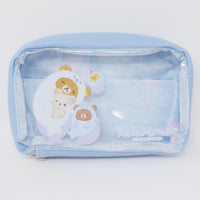 2024 Clear Pouch with Divider - Rilakkuma Sea Theme