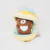 2023 Fuzzy Chairoikoguma with Honey Jar Plush Set - Nikoniko Happy for You Rilakkuma Store Limited - San-X