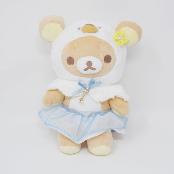 (No Tags) 2022 Rilakkuma Plush - Rilakkuma Swan and Golden Flower Theme - San-X