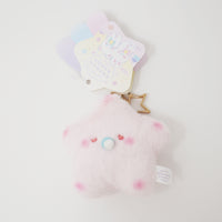 Peach Pink Star Plush Keychain - Yume no Naka no Monogatari - Yell Japan