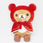 (No Tags) 2020 Medium Rilakkuma in Red Cape Plush - Rilakkuma Fairy Tale - San-X